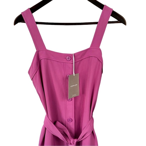 EVERLANE The Japanese GoWeave Picnic Button Down Tank Dress - Picture 12 of 16